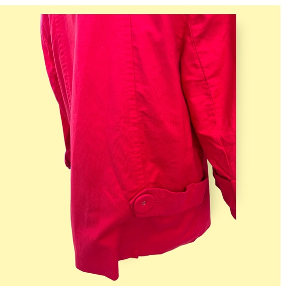 Coldwater Creek Retro Vintage Women’s Jacket. Red. Size 18. Large Buttons. - Picture 8 of 9